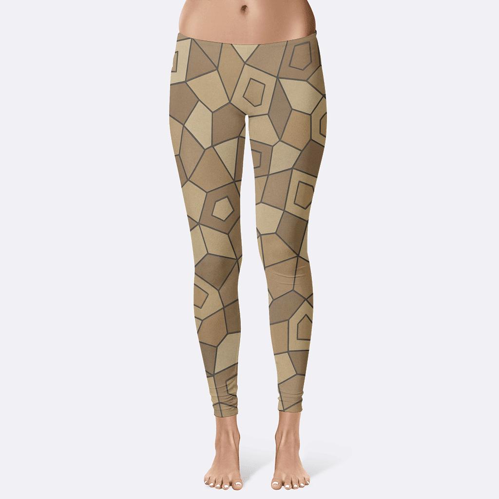 Asteroid Facet Quilt custom leggings