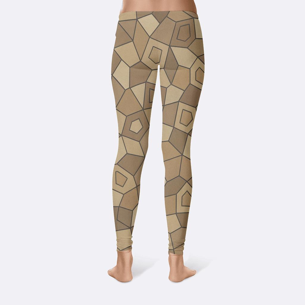 Asteroid Facet Quilt custom leggings
