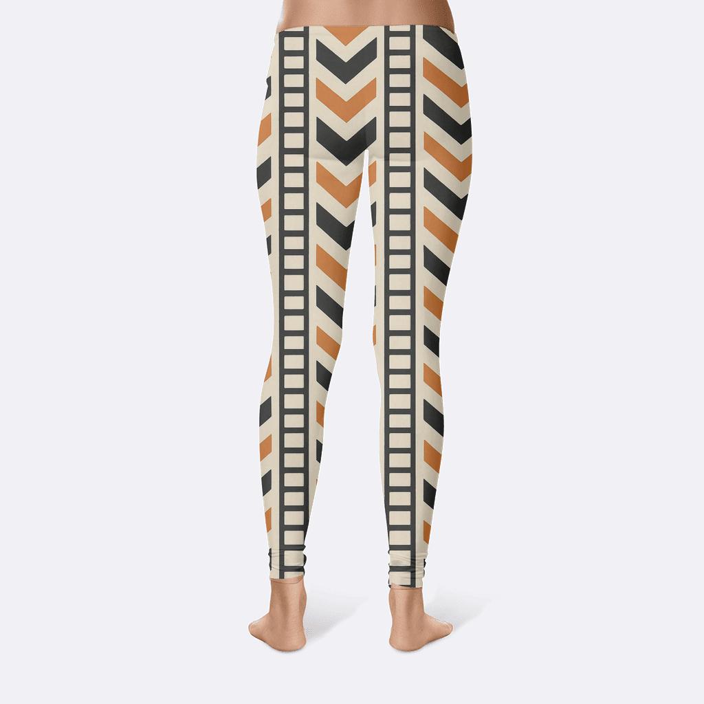 Solar Flare Chevron Stack custom leggings