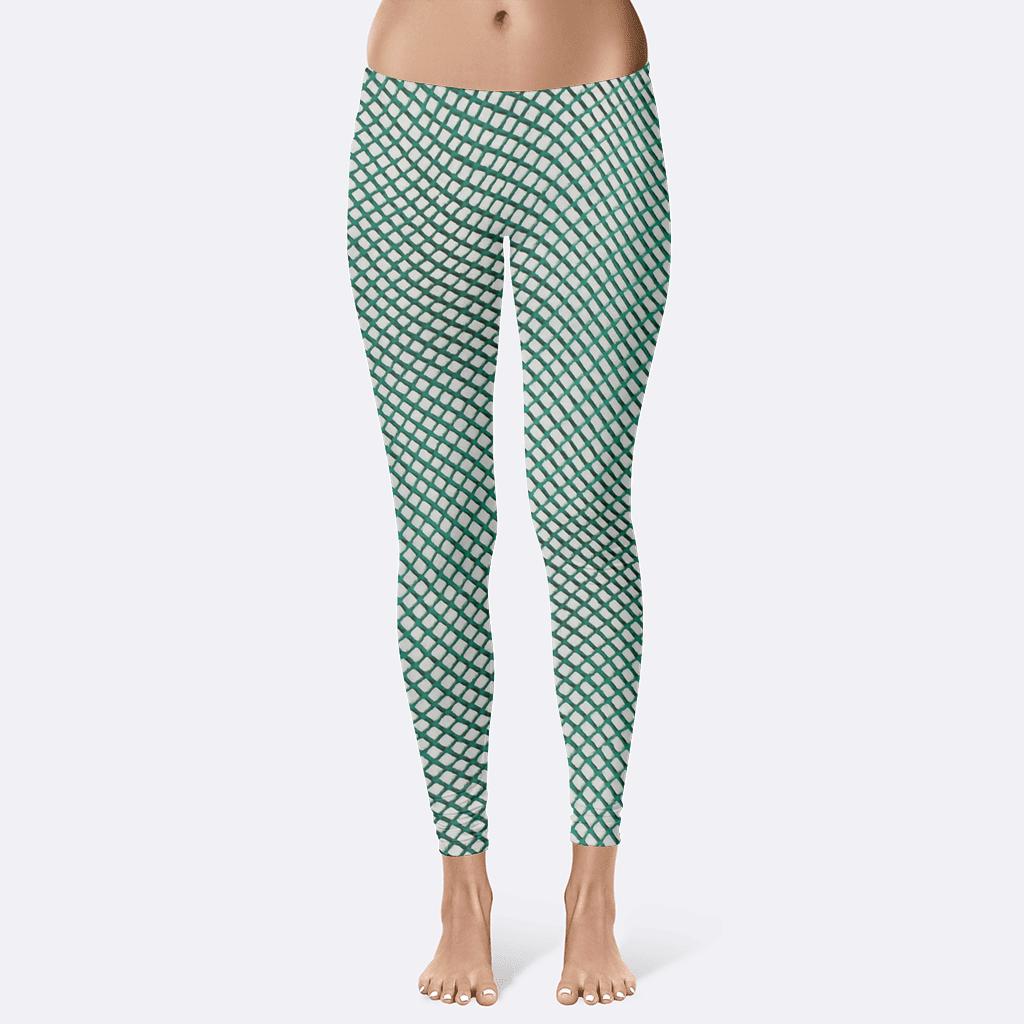 Moiré Lattice Overprint custom leggings