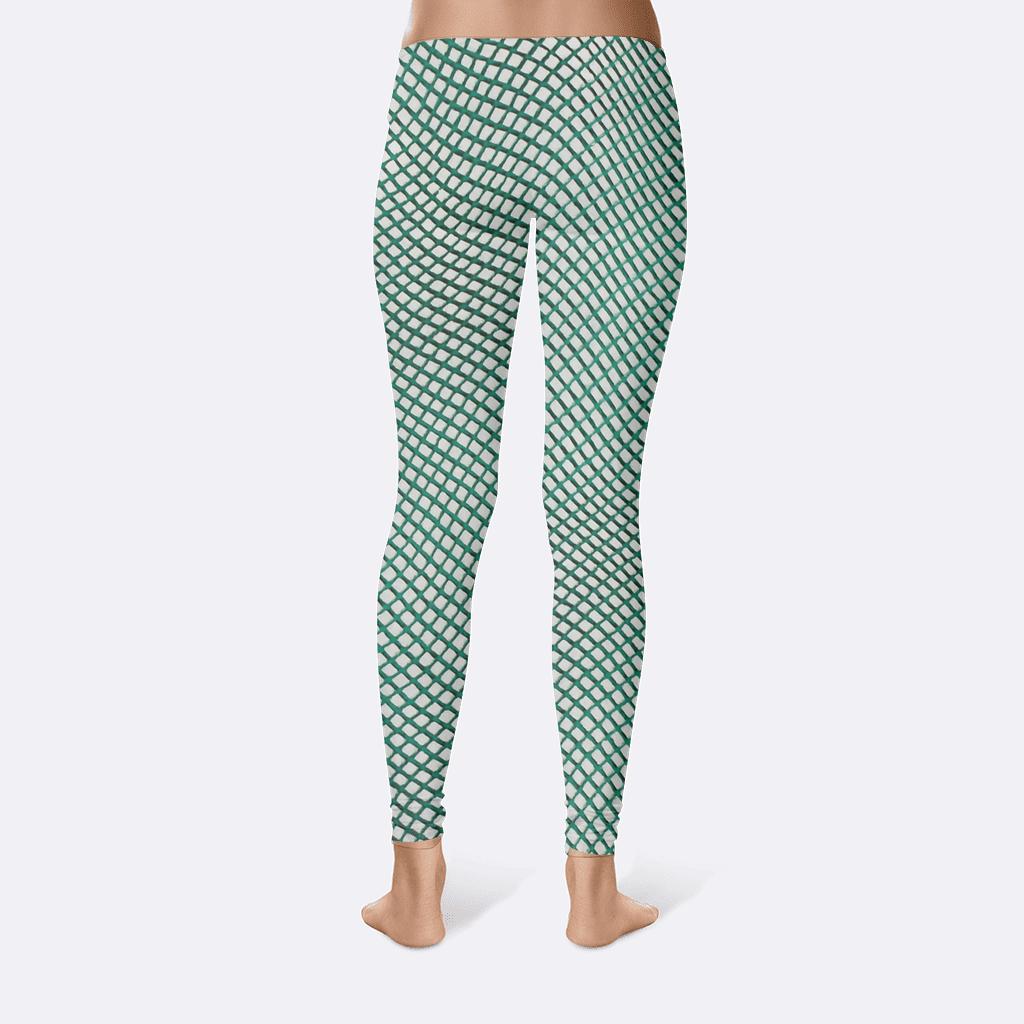Moiré Lattice Overprint custom leggings