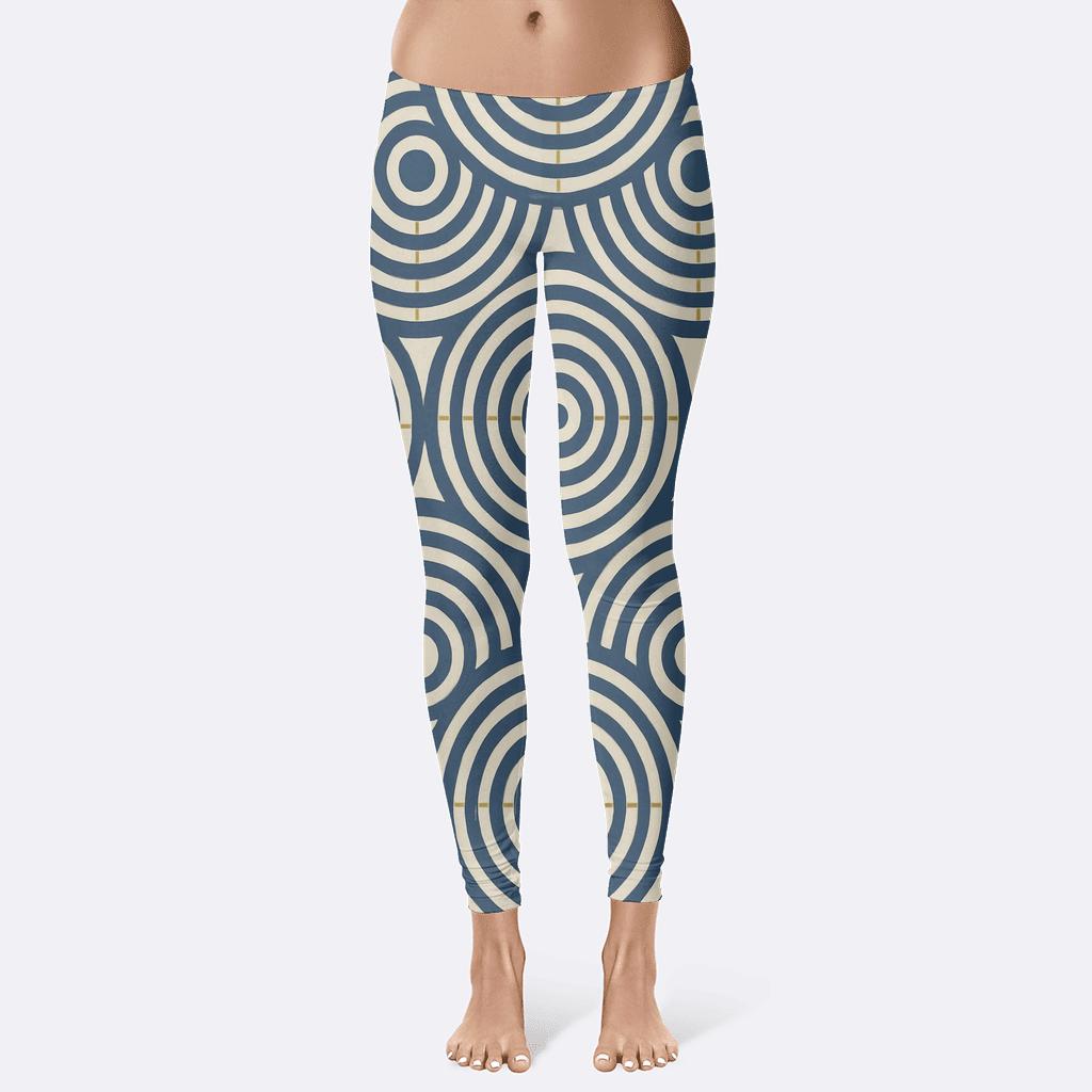 Radial Band Relay Wheels stylish workout leggings