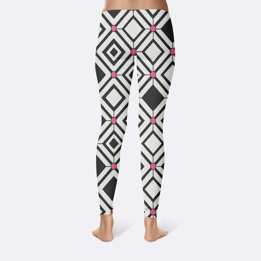 Nested Rhombus Circuit designer patterned leggings