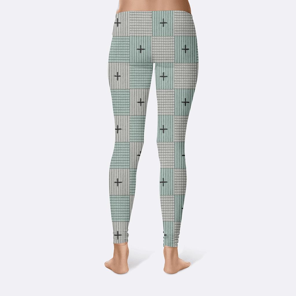 Orthogonal Crosshatch Study Plus unique fashion leggings