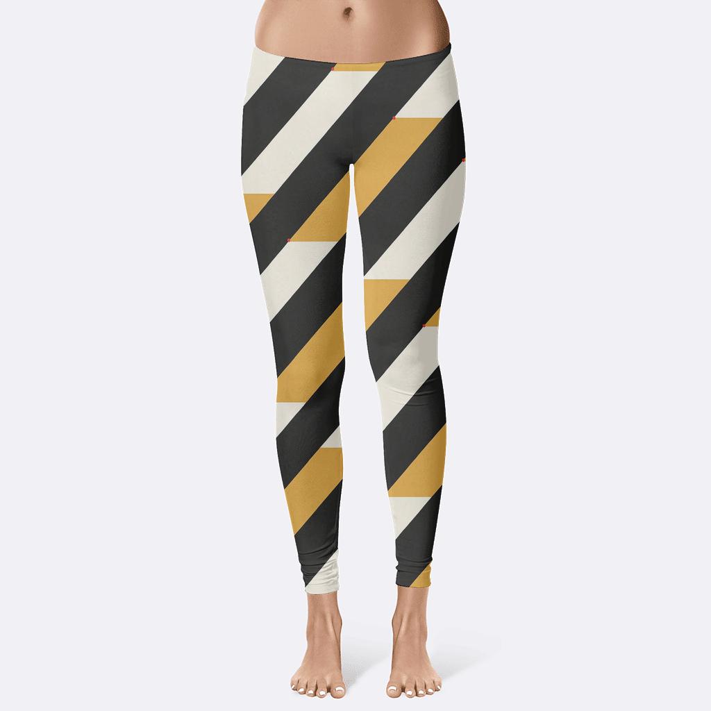 Quasar Stripe Shearfield high-waist leggings