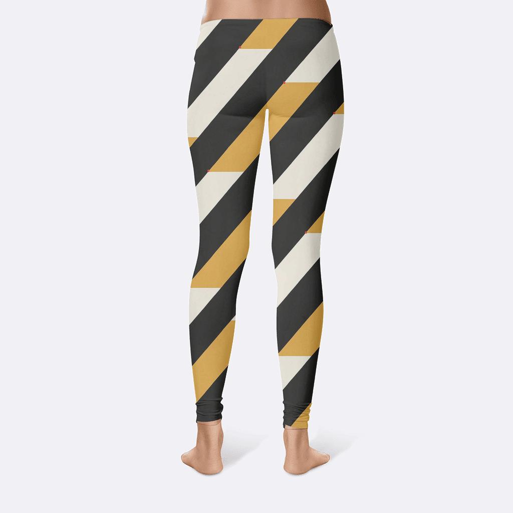 Quasar Stripe Shearfield high-waist leggings