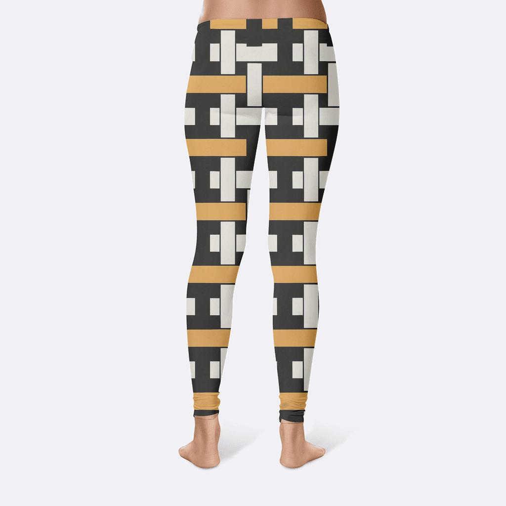 Interlock Stripe Weave Matrix stylish workout leggings