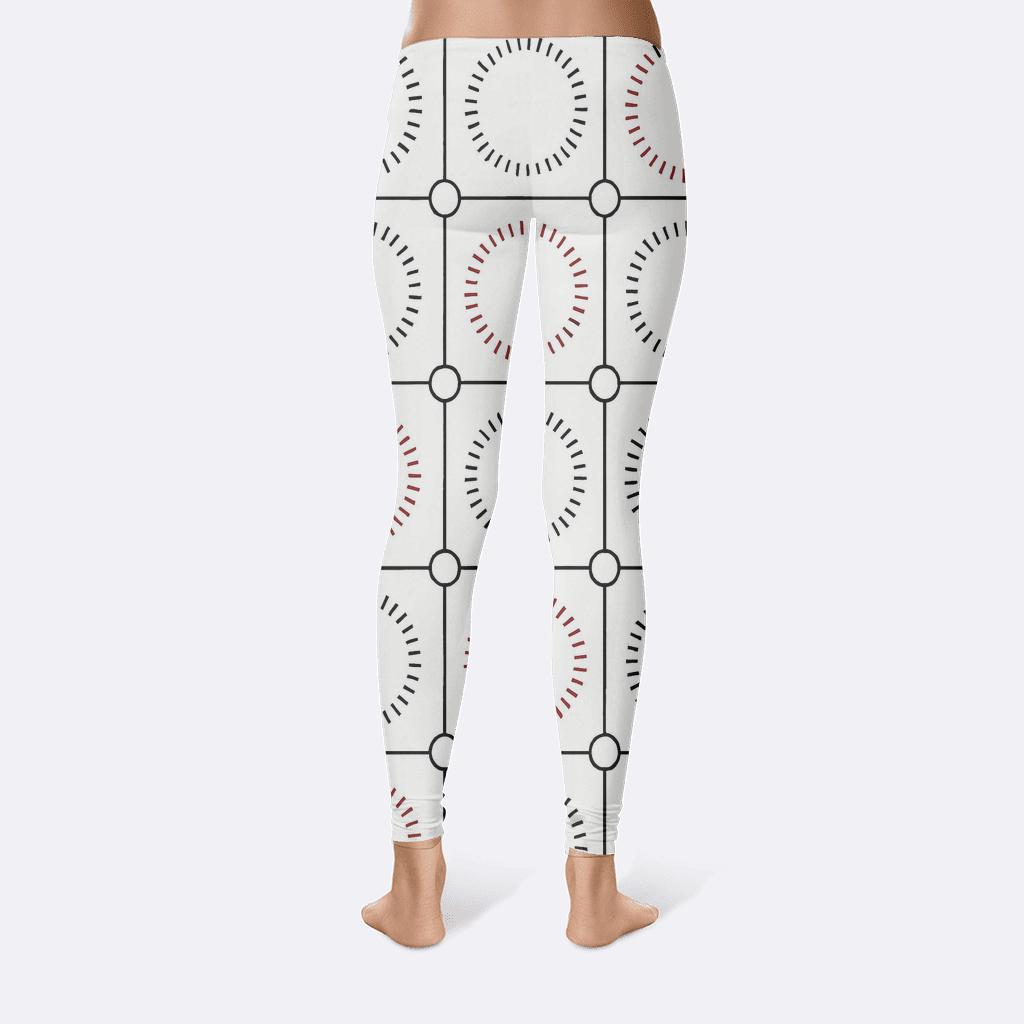 Pulsar Tick Mark Orbitals soft cotton leggings