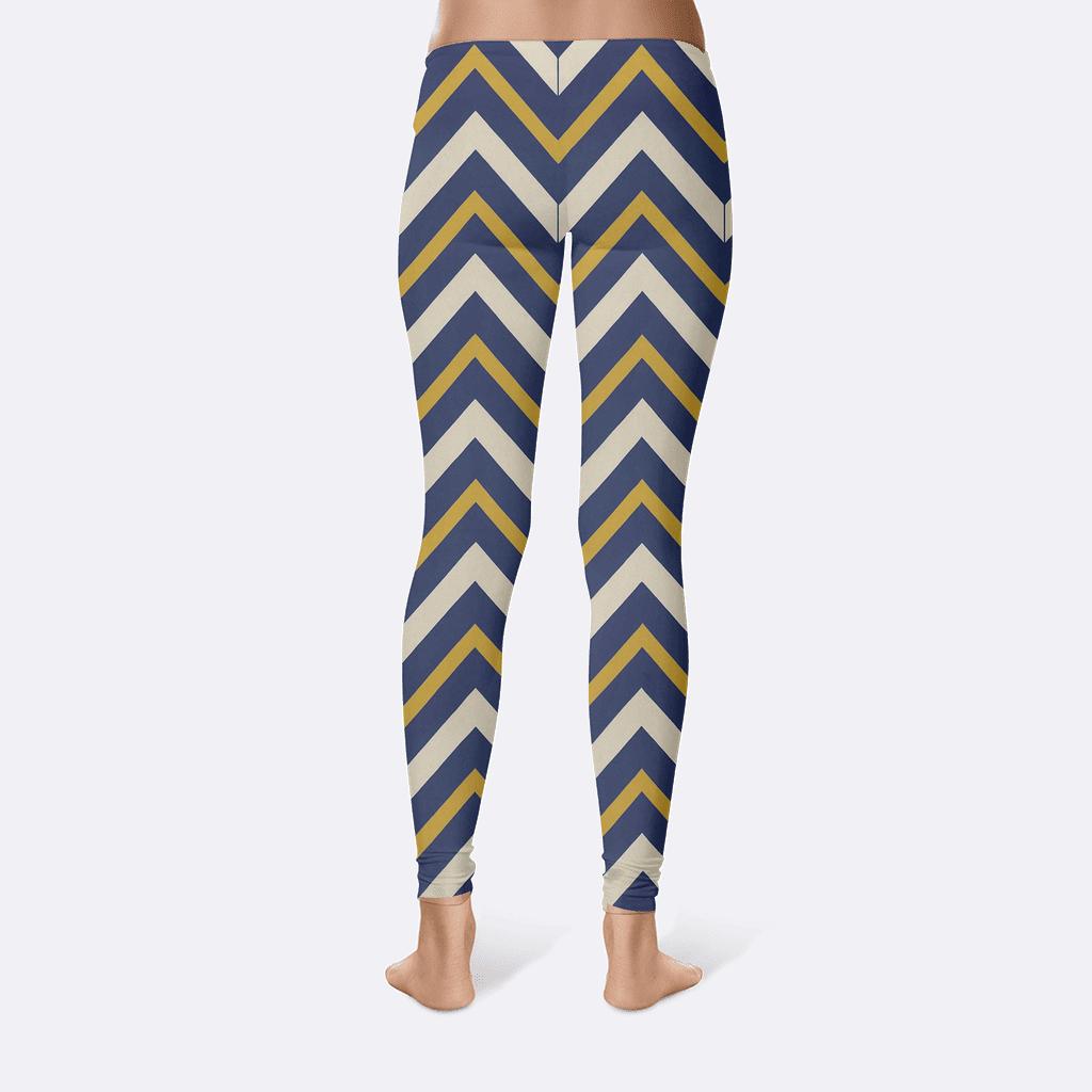 Quasar Chevron Phase Stack high-waist leggings