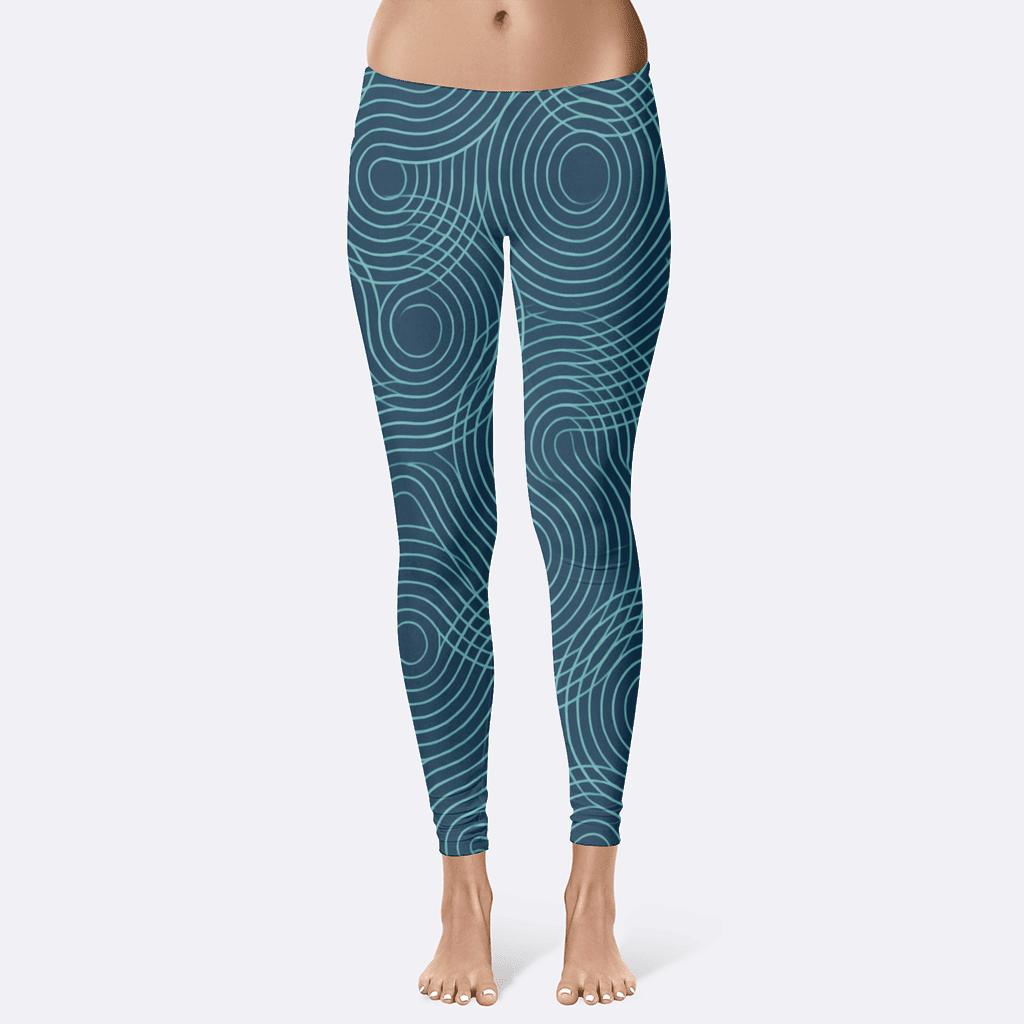 Moire Orbit Interference unique fashion leggings