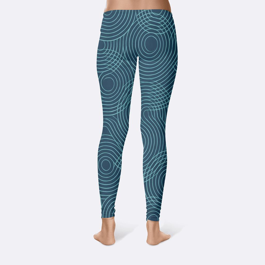 Moire Orbit Interference unique fashion leggings