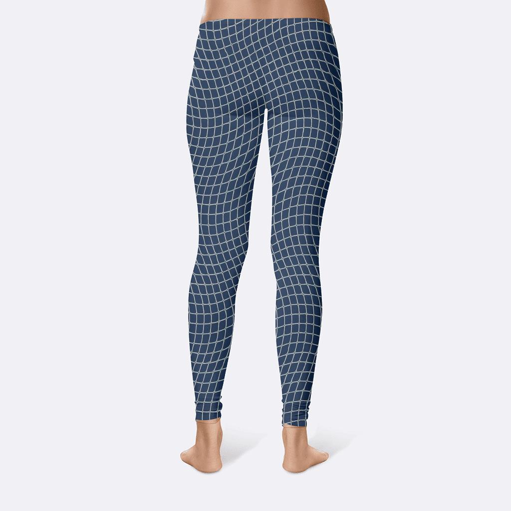 Moire Orbit Overprint designer patterned leggings