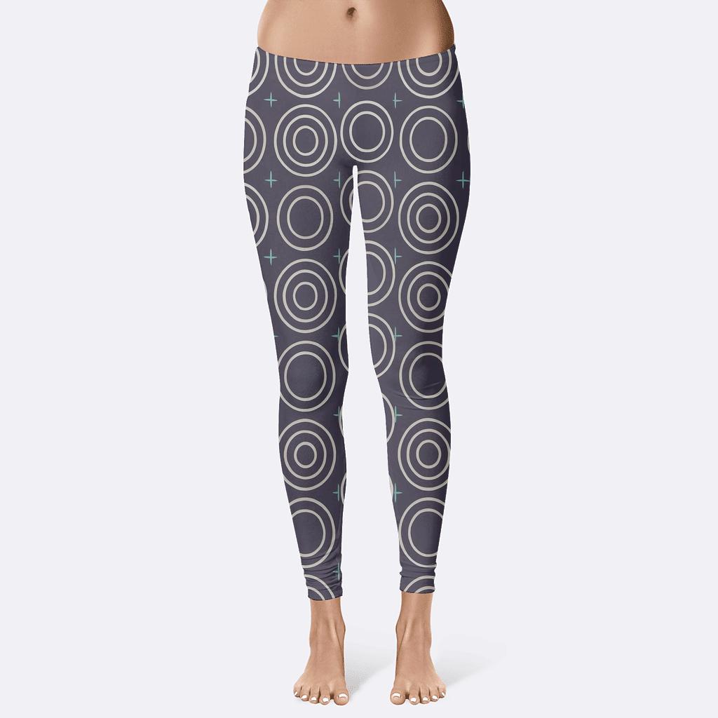 Spiralless Concentric Loop Grid custom leggings