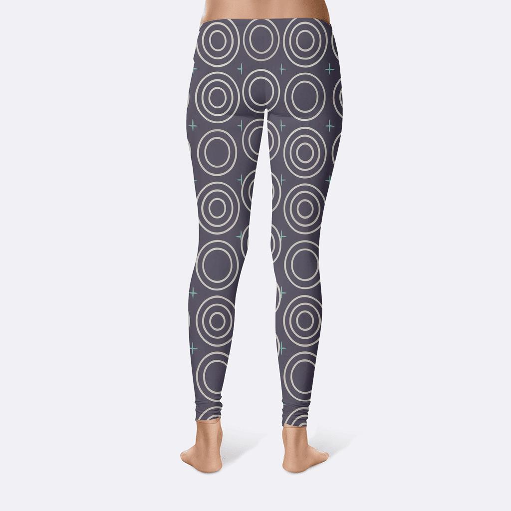 Spiralless Concentric Loop Grid custom leggings