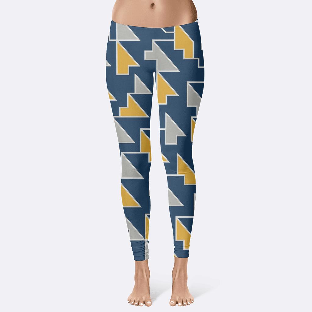 Triangular Step Cascade stylish workout leggings