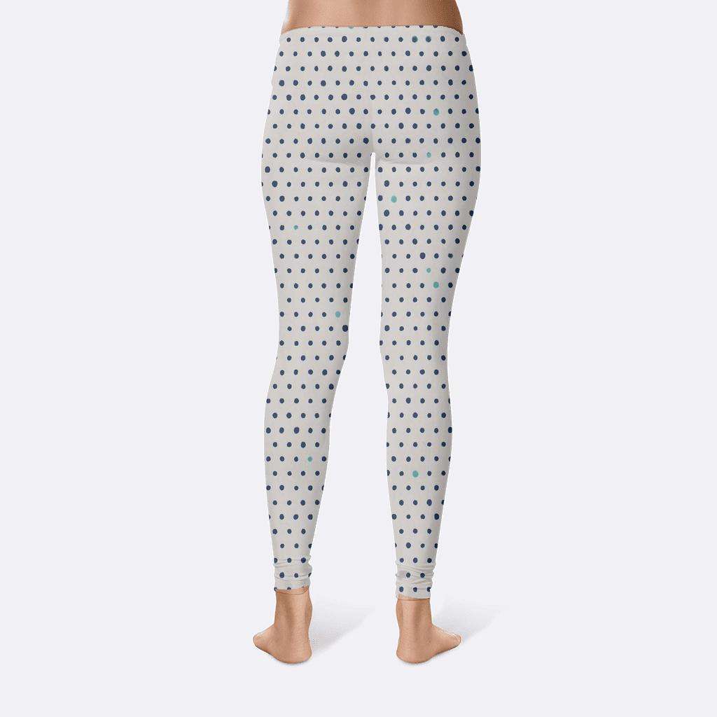 Staggered Microdot Rainfield unique fashion leggings