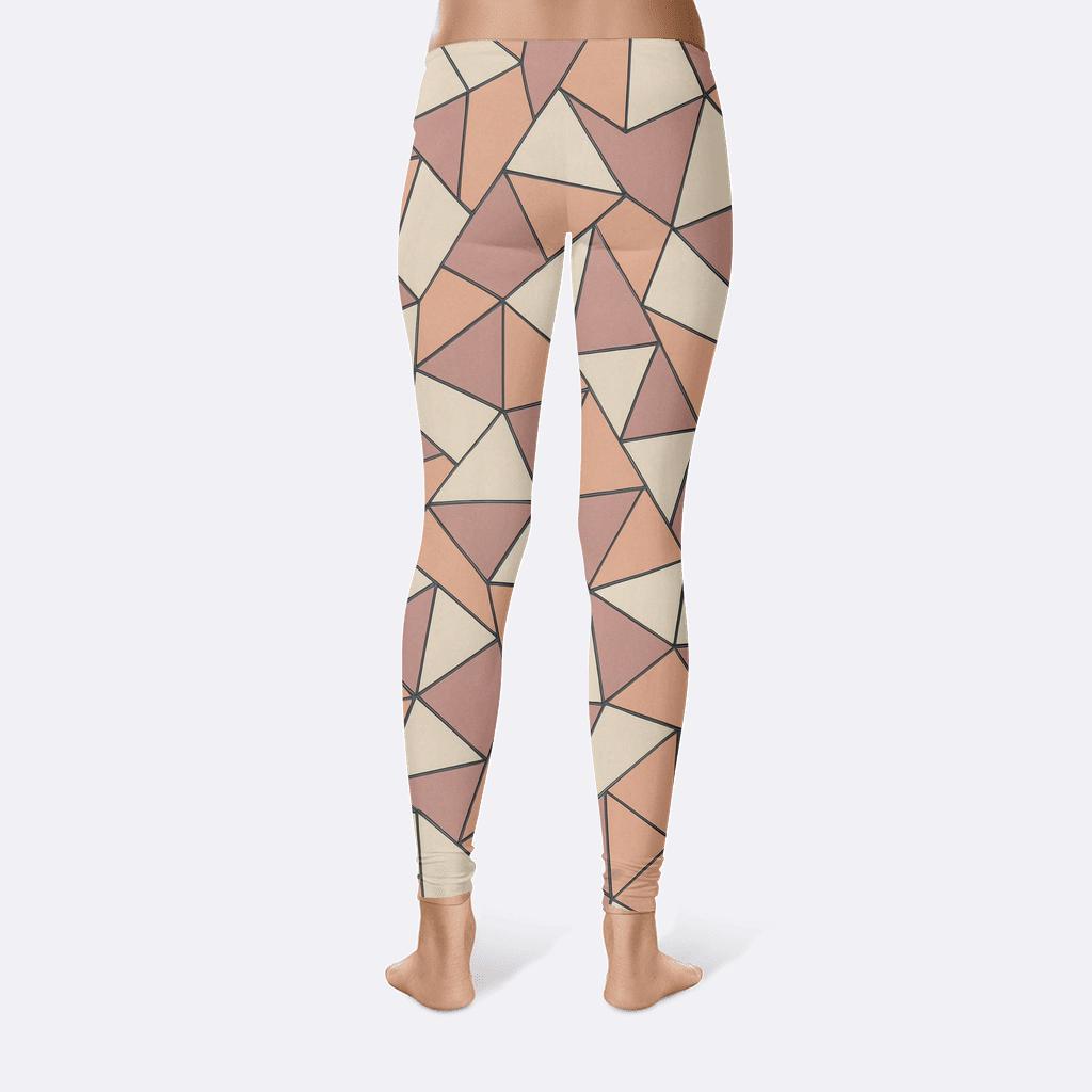 Polygon Shard Quilt Scatter comfortable yoga leggings
