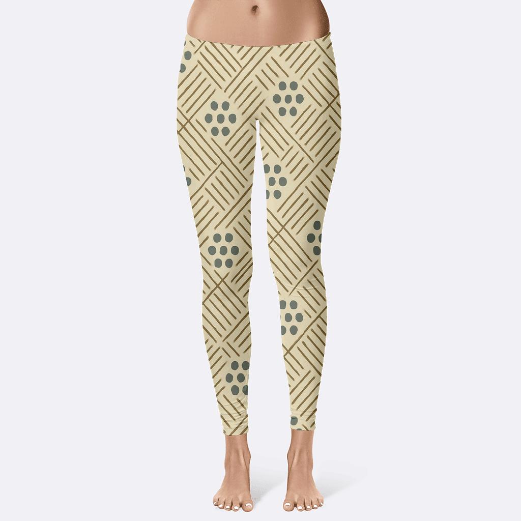 Cosmic Dust Crosshatch Scatter custom leggings