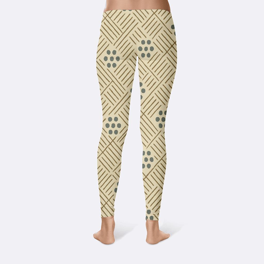 Cosmic Dust Crosshatch Scatter custom leggings