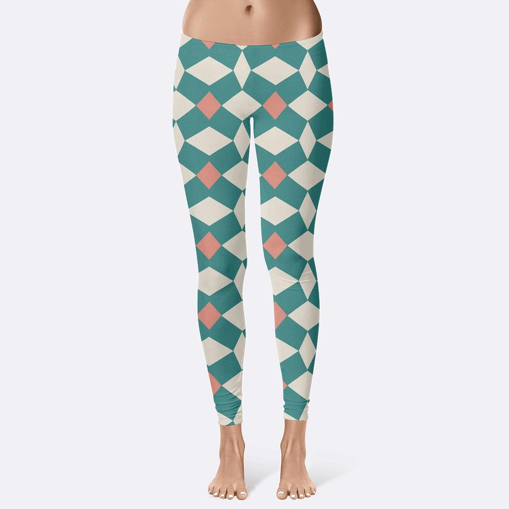 Kite Diamond Interlock Chain high-waist leggings