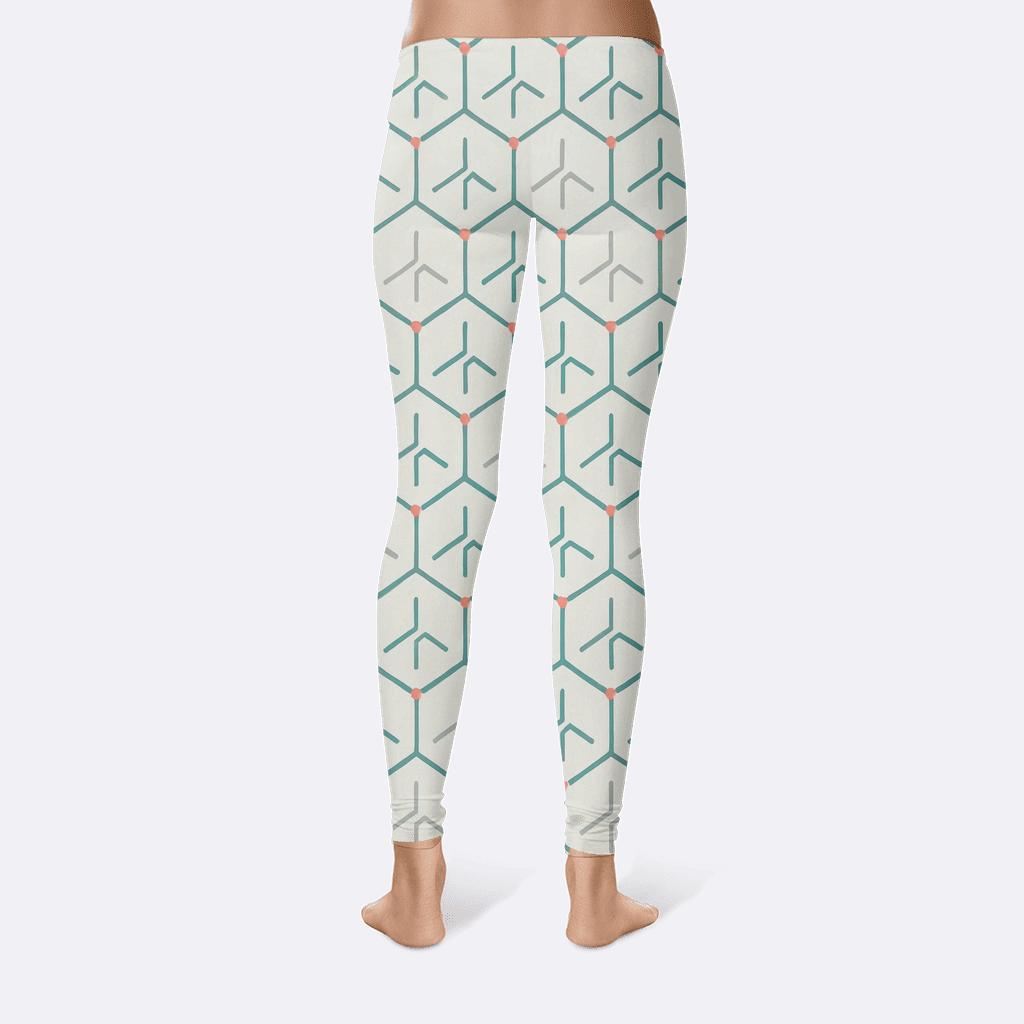 Hexa Knot Microgrid custom leggings