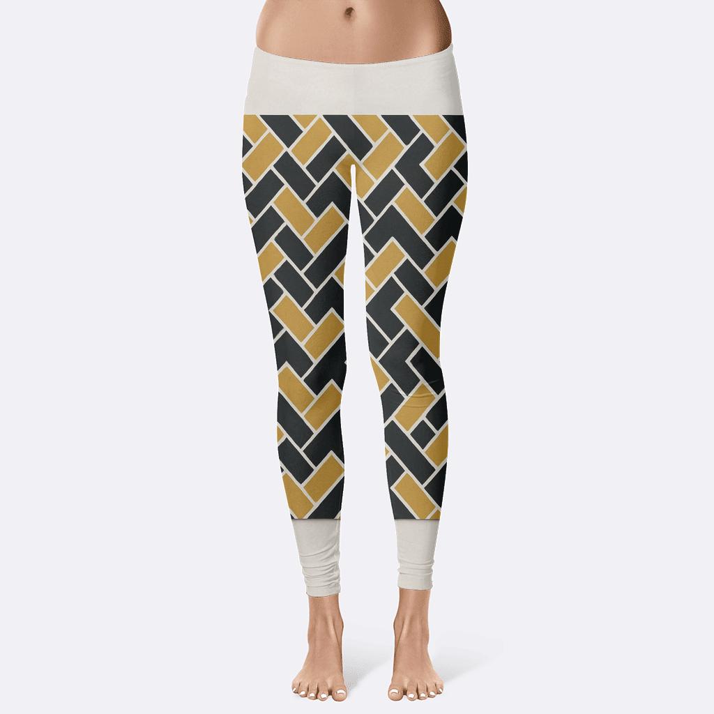 Stellar Step Herringbone trendy athletic leggings