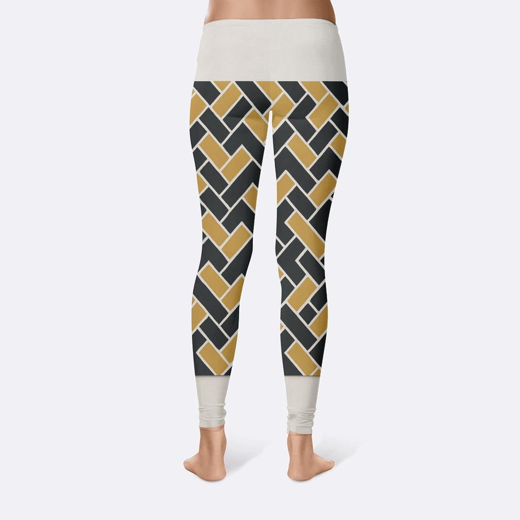 Stellar Step Herringbone trendy athletic leggings