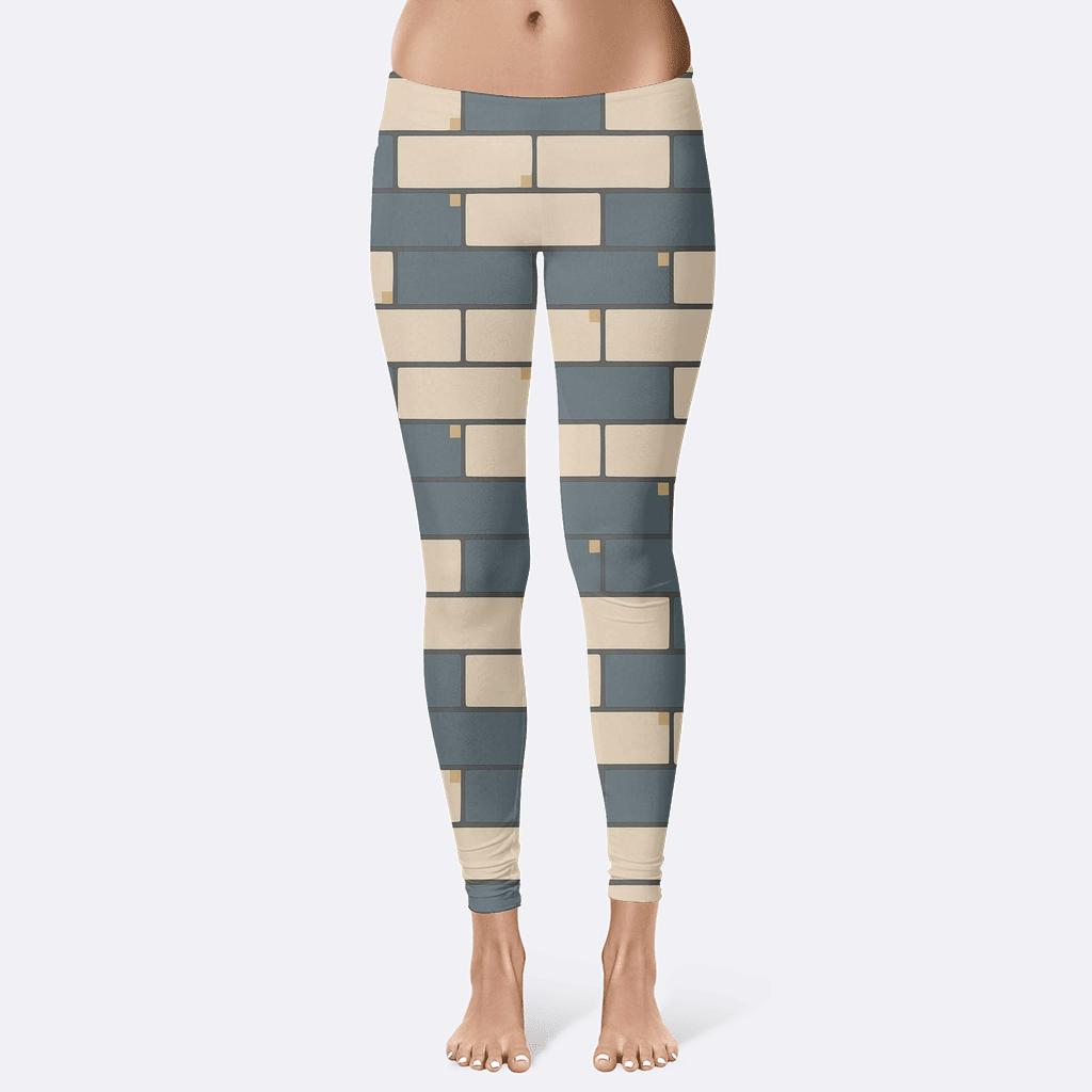 Offset Brick Starfield comfortable yoga leggings