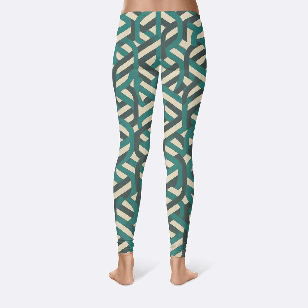 Hex Knot Microweave soft cotton leggings