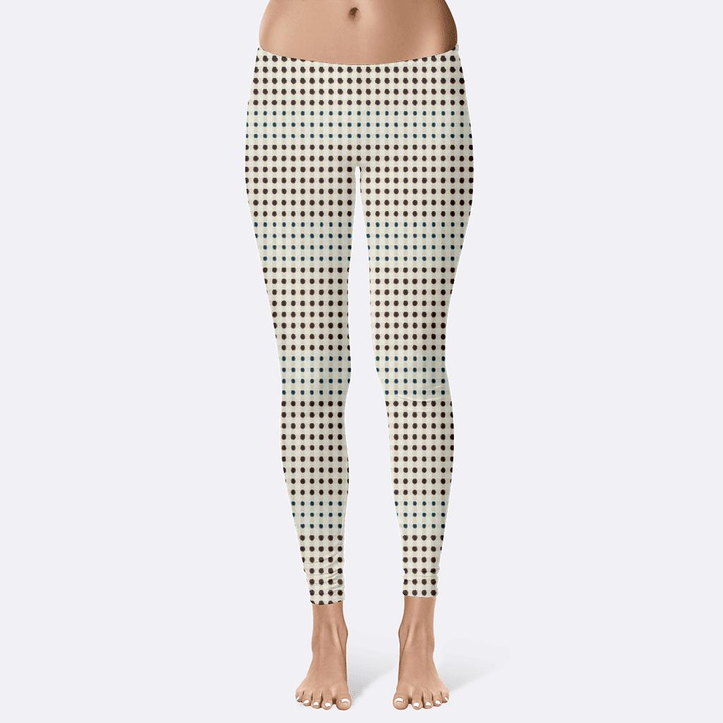 Microdot Dither Horizon personalized print leggings