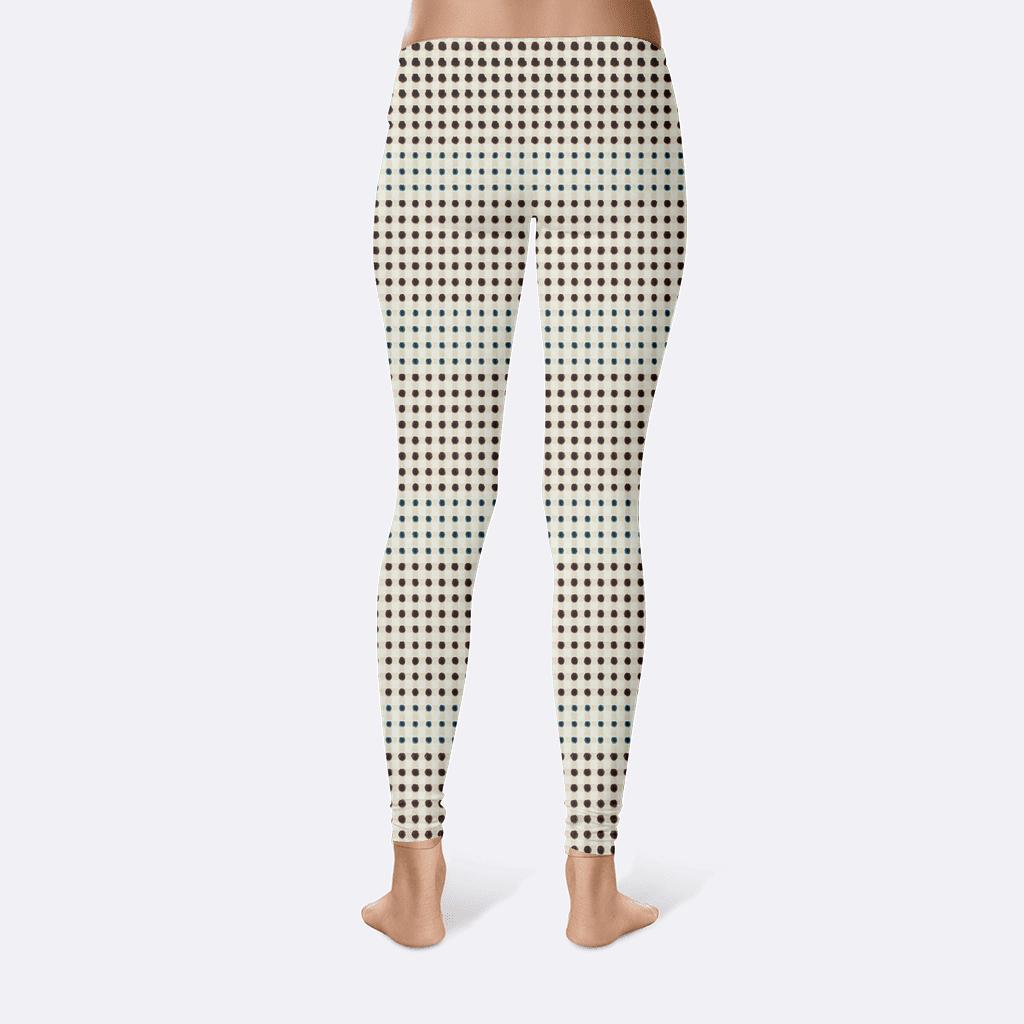 Microdot Dither Horizon personalized print leggings