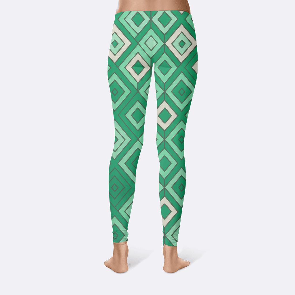 Rhombus Cascade Interlock comfortable yoga leggings