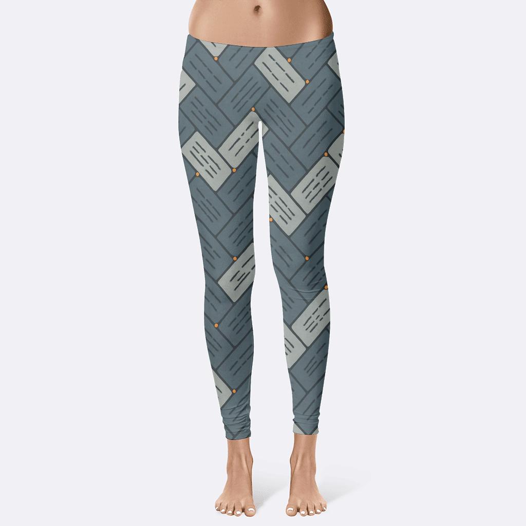 Meteor Stitch Herringbone custom leggings