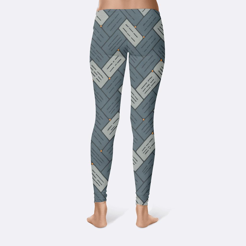 Meteor Stitch Herringbone custom leggings