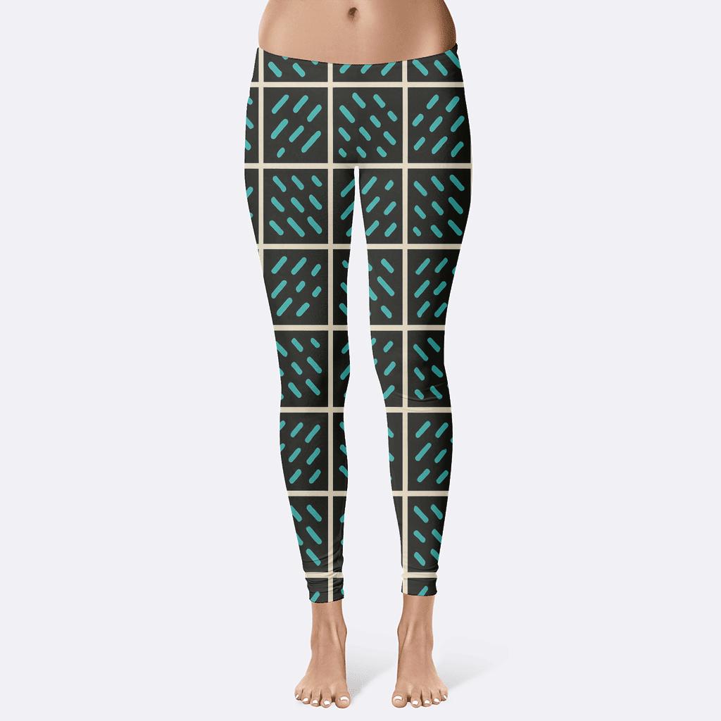 Comet Tail Dash Matrix high-waist leggings