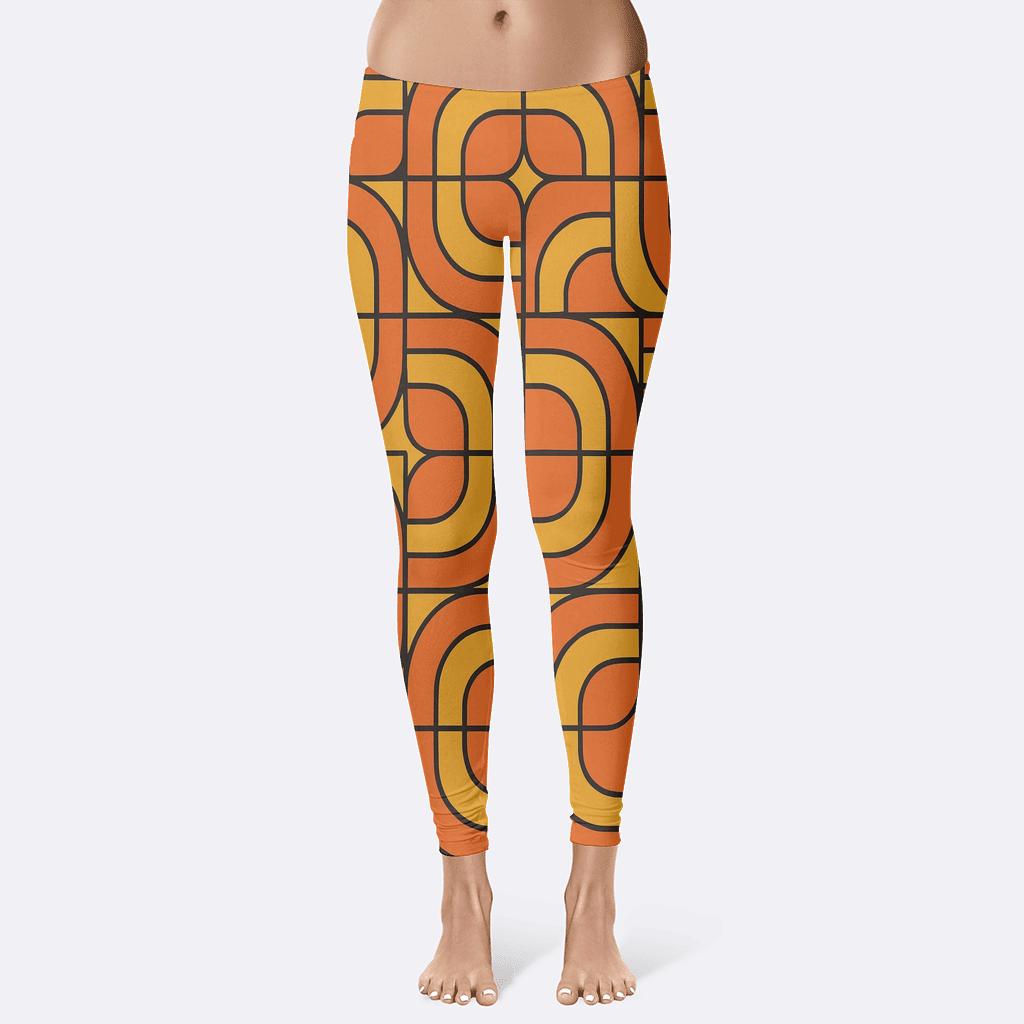 Solar Flare Arc Tiles comfortable yoga leggings