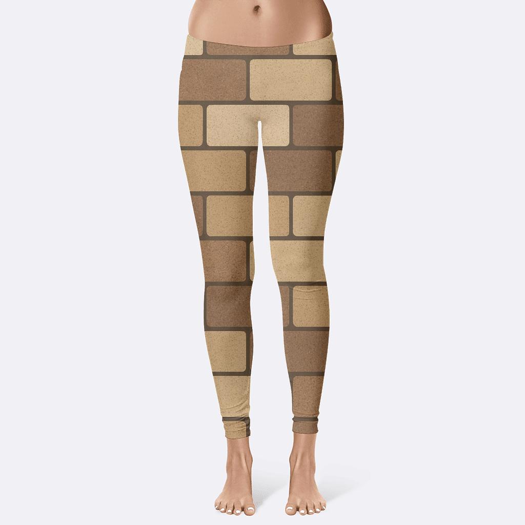Cosmic Dust Brick Offset unique fashion leggings