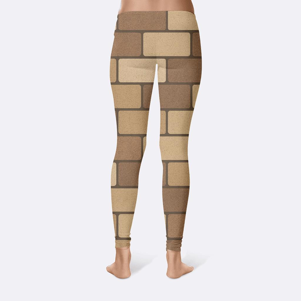 Cosmic Dust Brick Offset unique fashion leggings