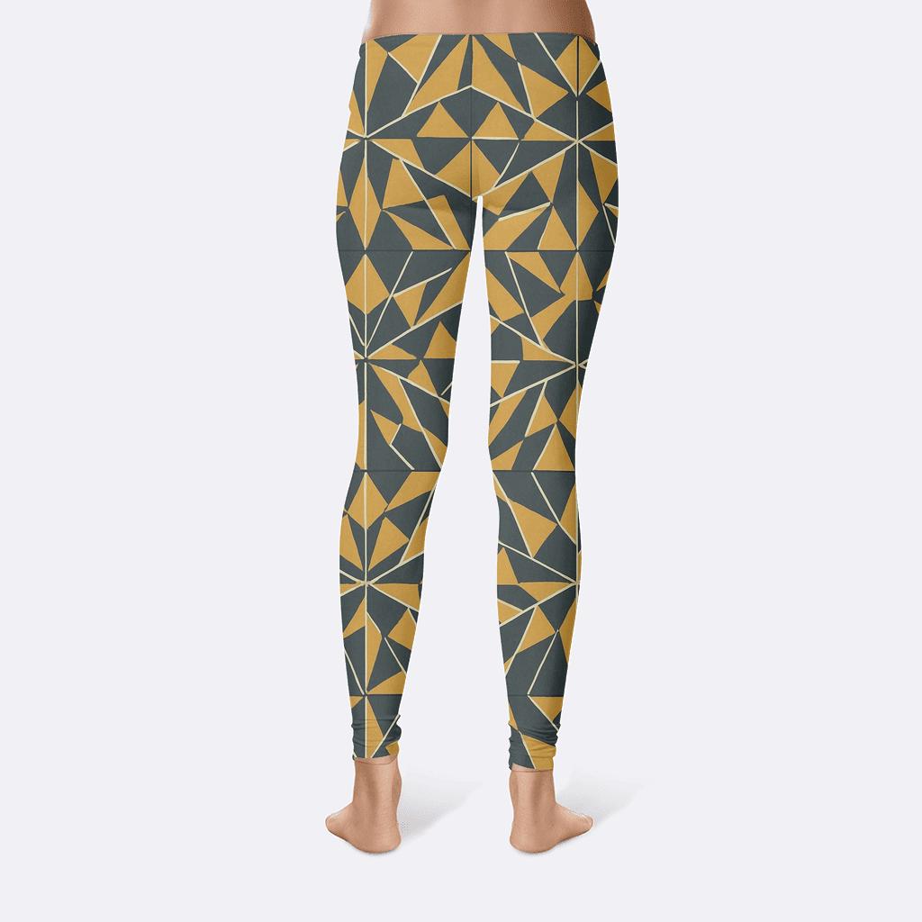 Photon Mosaic Shard Grid personalized print leggings