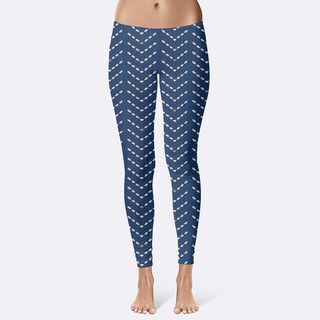 Meteor Stitch Chevron Ladder comfortable yoga leggings