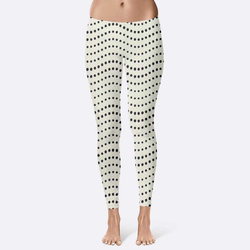 Lunar Phase Dot Matrix Drift designer patterned leggings