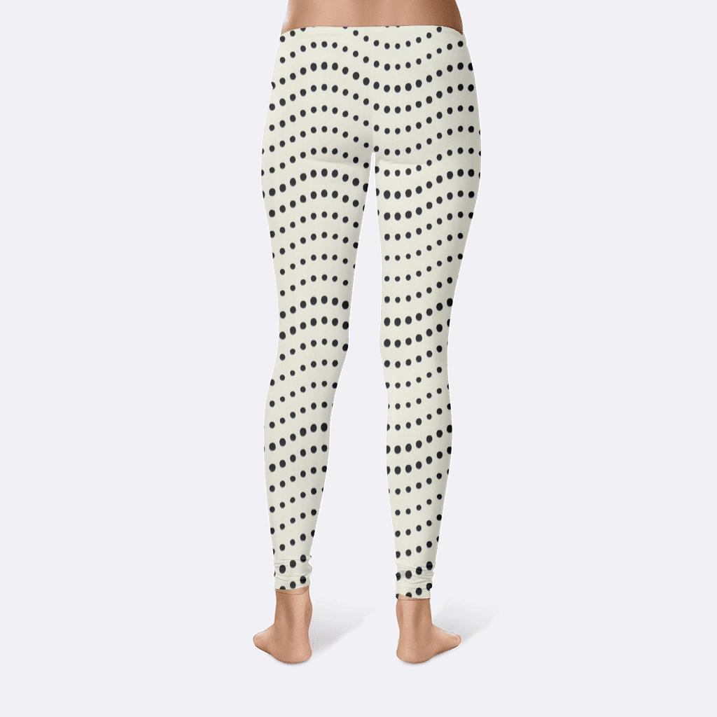 Lunar Phase Dot Matrix Drift designer patterned leggings