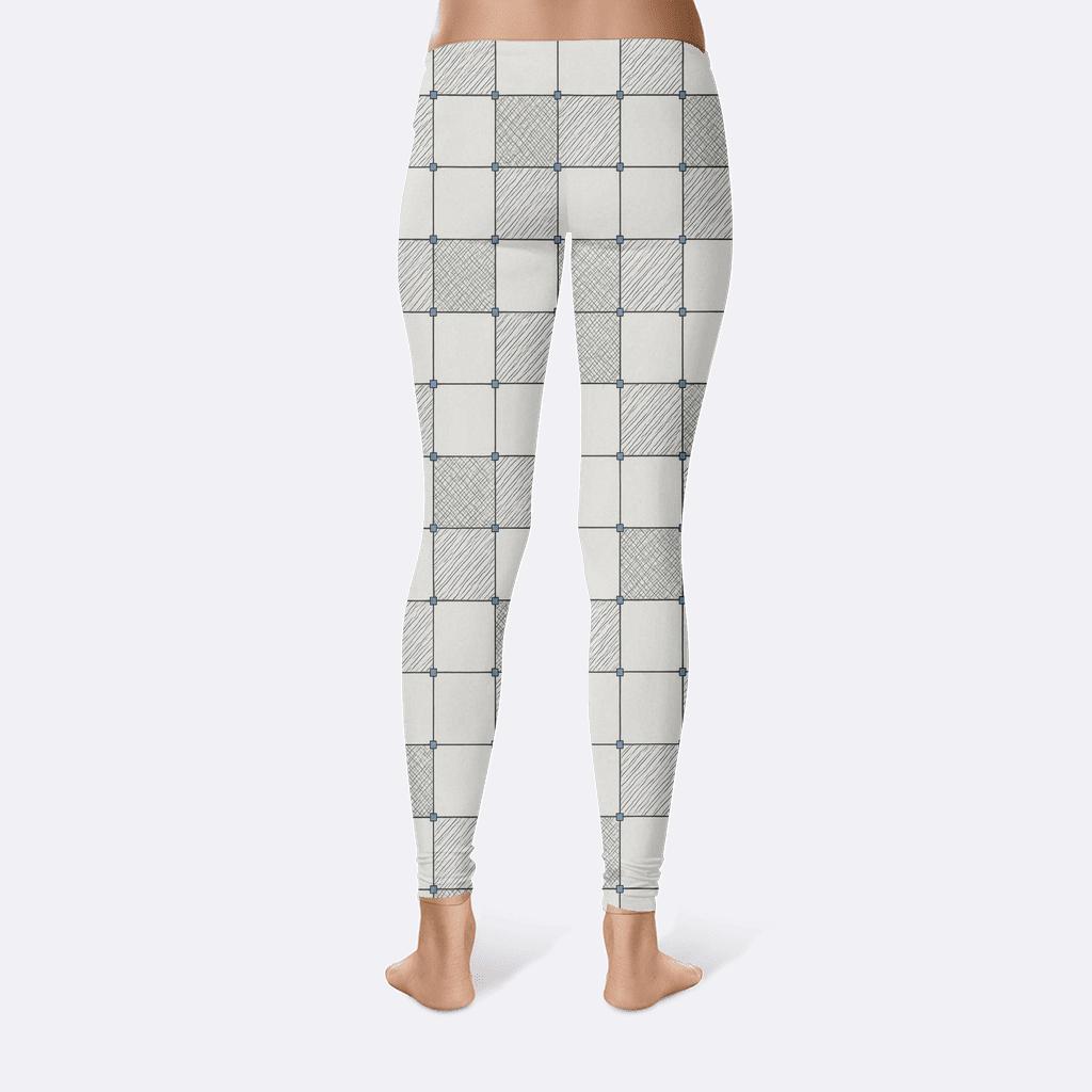 Star Chart Crosshatch Relay designer patterned leggings