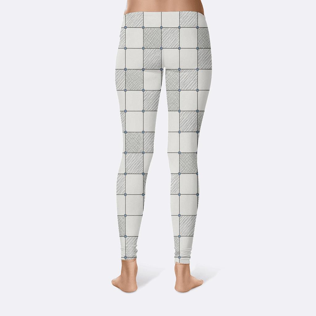 Star Chart Crosshatch Relay designer patterned leggings