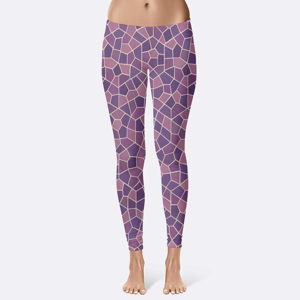 Nebula Microcell Mosaic Scatter designer patterned leggings