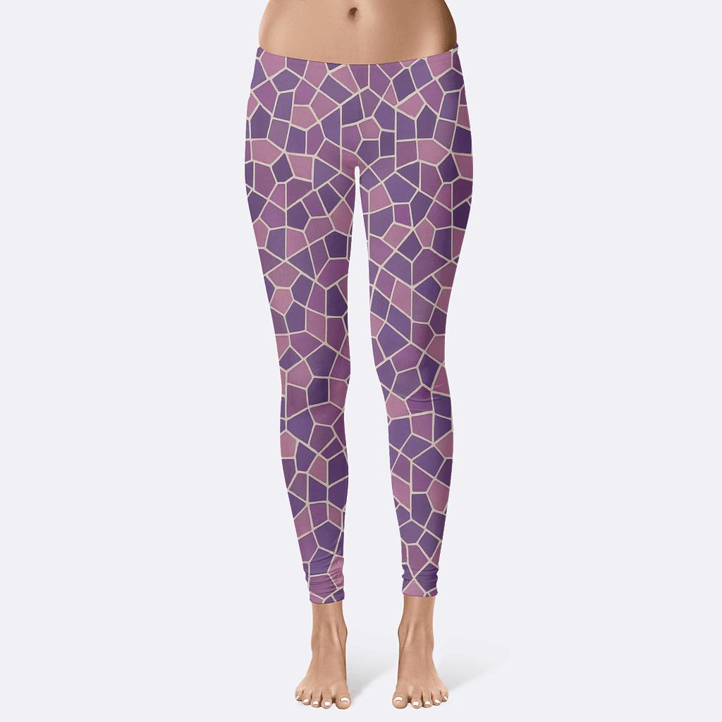 Nebula Microcell Mosaic Scatter designer patterned leggings