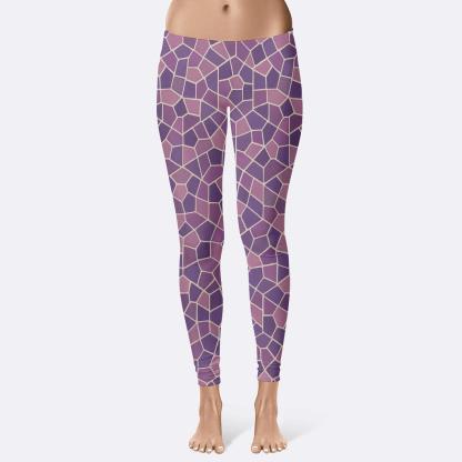 Nebula Microcell Mosaic Scatter designer patterned leggings