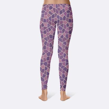 Nebula Microcell Mosaic Scatter designer patterned leggings