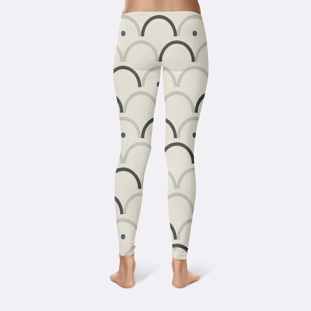 Eclipse Arc Segment Parade soft cotton leggings
