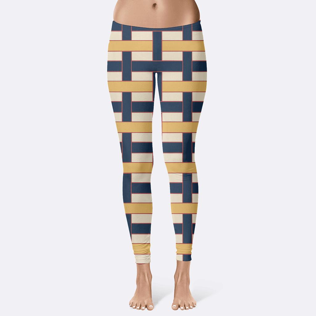 Photon Stripe Interlock comfortable yoga leggings